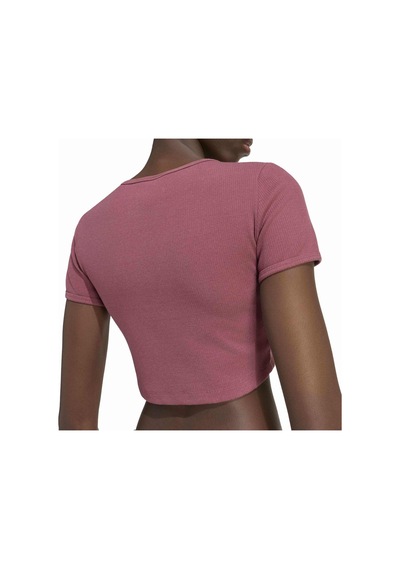 Kt4756-k Adidas Ess Rıb Tee Kadın T-shirt Bordo Kt4756-k