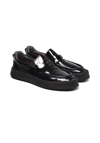 Black Wrinkled Oxford Klasik Erkek Diğer Ka-26y-alfa5405 John May Munıh Shoe Siyah