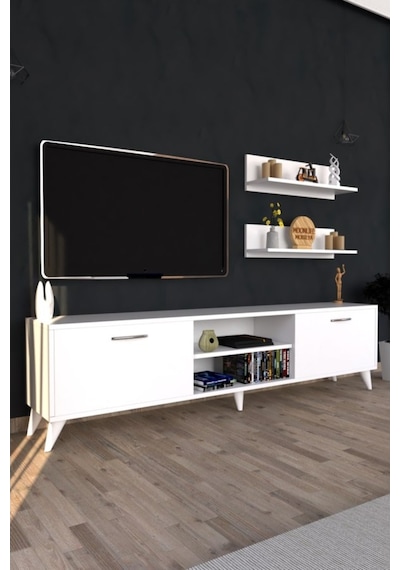 Moonlife Zümrüt Tv Ünitesi  Beyaz