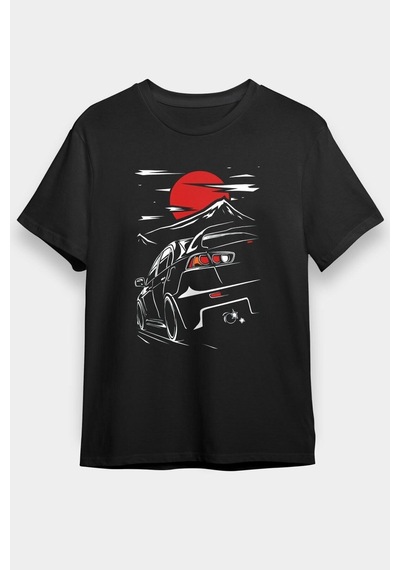 Noıssey Ko Butadigi Mitsubishi Siyah Unisex Tişört T-shirt T10522
