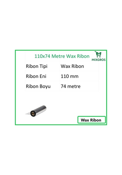 110x74 Metre Wax Ribon 1 Adet