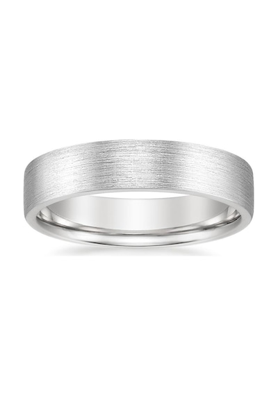 6mm Mat Düz Model Unisex Kadın Erkek Çelik Alyans Yüzük Cl29 Beyaz
