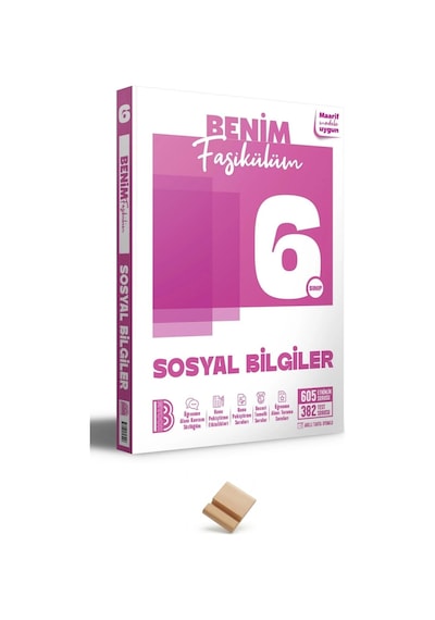 Benim Hocam 6. Sınıf Sosyal Bilgiler Benim Fasikülüm + Telefon Standı