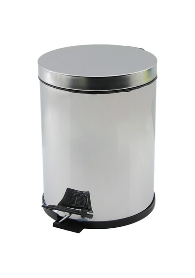Storeşahin 5 L Pedallı Çöp Kovası - Krom Kapak 20.5 Cm X 27.3 Cm Shn0720