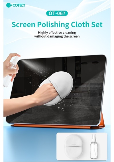 Premium Ürün Aksesuar Seçenek Coteci Ekran, Lens Ve Gözlük İçin Mikrofiber Parlatma Bezi Seti