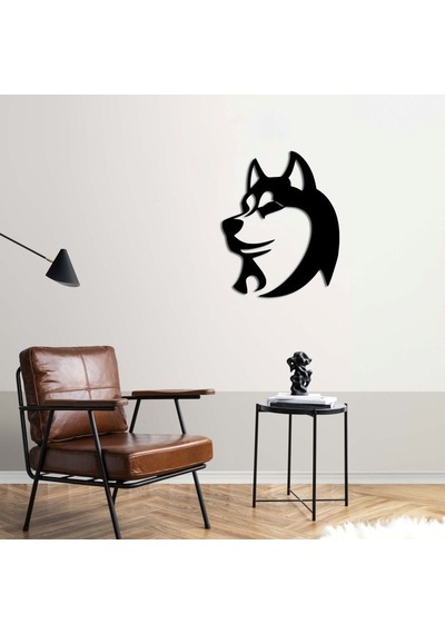Husky Ruhu Metal Duvar Dekoru