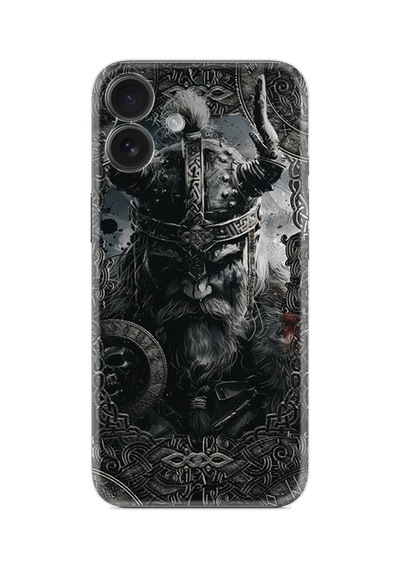 Apple iPhone Uyumlu Apple iPhone Uyumlu 16 Kılıf Boutique Baskılı Resimli Viking Pcode -012