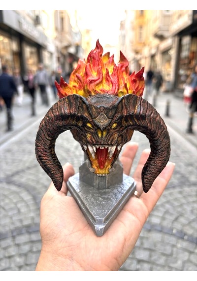 Balrog Büst Figür / Yüzüklerin Efendisi / The Lord Of The Rings - 15 Cm