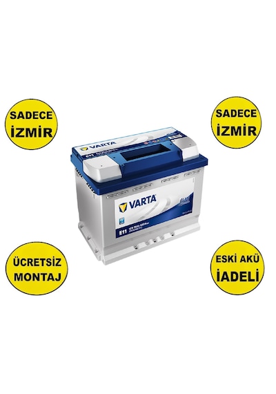 Varta Blue Dynamic E11 12 V 74 Ah 680 Cca Akü-yerinde Montaj