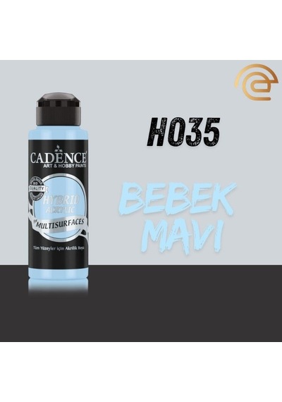 Cadence Hybrid Multisurface Akrilik Boya 120 Ml H035 Bebek Mavi 019 Bebek Mavi