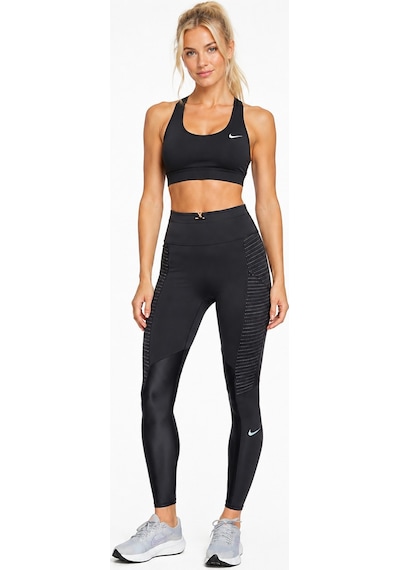 Nike Dri Fit Run Division Epic Luxe Reflective Womens Tight 7/8 Reflektörlü Toparlayıcı Kadın Koşu Taytı Siyah Nike Dri Fit Run Division Epic Luxe Reflective Womens Tight 7/8 Reflektörlü Toparlayıcı Kadın Koşu Taytı Siyah