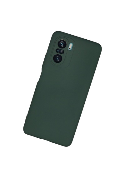 Xiaomi Poco F3 Uyumlu Kılıf Nano İçi Kadife Silikon - Koyu Yeşil