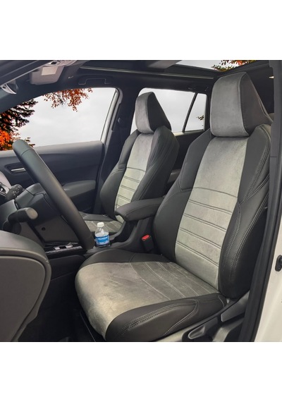 Toyota Corolla Cross Uyumlu Araca Özel Oto Koltuk Kılıfı 158528 Siyah-füme
