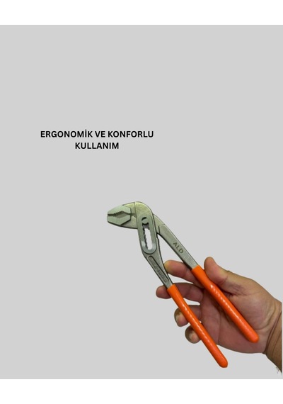 Buğz Ayarlanabilir Kurbağacık Pense Boru Anahtarı Çelik Malzeme