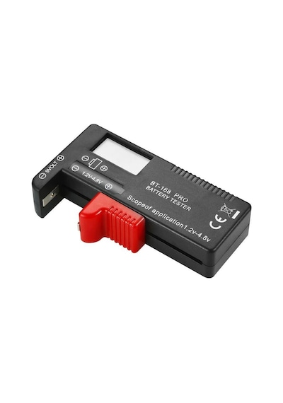 BT-168 PRO Ekranlı Pil Voltaj Kapasite Test Cihazı 1.2V-4.8V ve 9