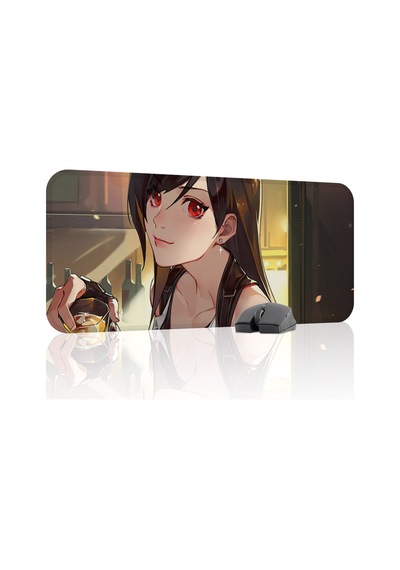 Final Fantasy Kaymaz Dikişli Kauçuk Oyuncu Mousepad V1 - 70x30 Xl Gaming Mouse Pad Fare Altlığı