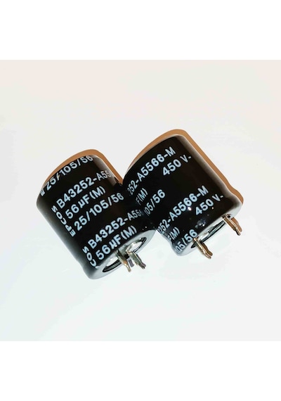 B43252a5566m 56mf 450v 22x25 105 Epcos Kondansatör 9 Adet