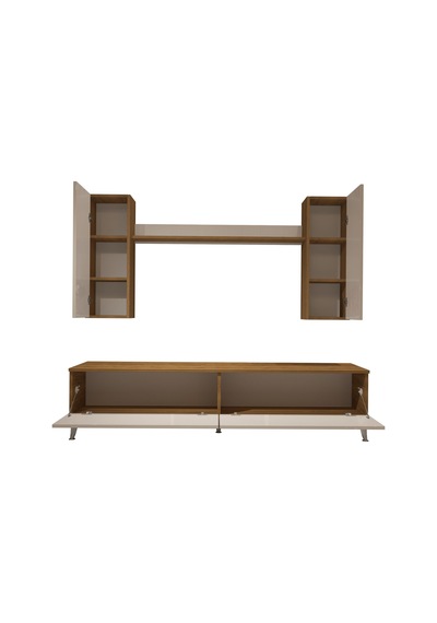 Decoraktiv Eko 7 Mdf Std Silver Tv Ünitesi Tv Sehpası Pera - Beyaz