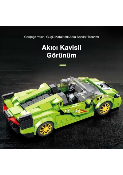 Reobrix Creator 806 Lamborghini Sian Spor Araba Yaratıcı Yapı Blok Seti Building Blocks - 348 Parça