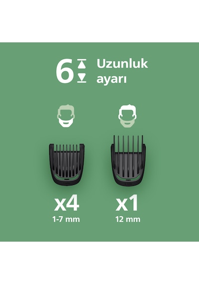 Philips MG3920/15 Erkek Bakim Seti 7'si 1 Arada Saç & Sakal Sekillendirici