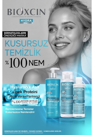 Bioxcin Hydra Yüz Temizleme Jeli 500 Ml 2 Adet
