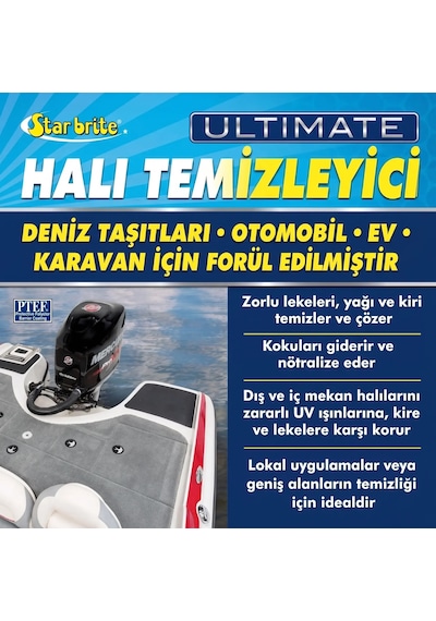 Starbrite - Ultimate Halı Kir Ve Leke Temizleyici 650 Ml : Halılarınızdaki İnatçı Yağ Ve Lekelere Köpük Gücüyle Son Verin