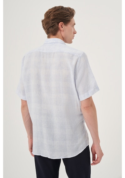 Morven Erkek A. Mavi Keten Trend Regular Fit Düğmeli Yaka Kısa Kol Gömlek 25ys004023311 A. Mavi Morven Erkek A. Mavi Keten Trend Regular Fit Düğmeli Yaka Kısa Kol Gömlek 25ys004023311 A. Mavi