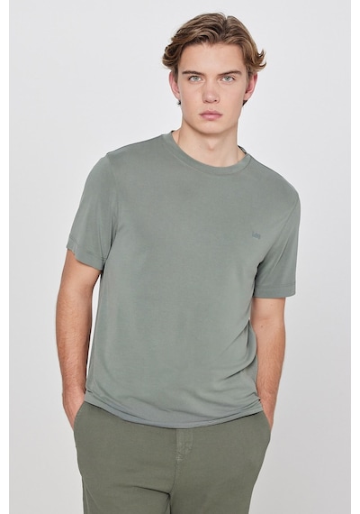 Lee Bisiklet Yaka T-shirt L2610126801 Koyu Haki