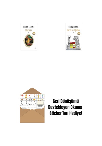 Murtaza Midi Boy + Eskici Ve Oğulları Midi Boy + Okuma Sticker'ları