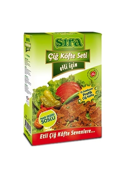Şekeroğlu Sıra Etli Çiğ Köfte Seti 500 G