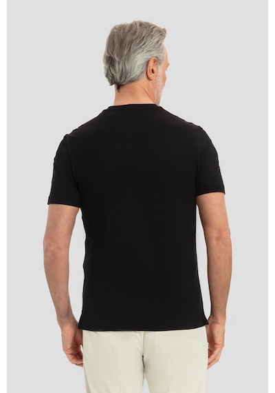 Sabri Özel Erkek Siyah Dar Kesim Slim Fit %100 Pamuk Bisiklet Yaka Tişört Sabri Özel Erkek Siyah Dar Kesim Slim Fit %100 Pamuk Bisiklet Yaka Tişört