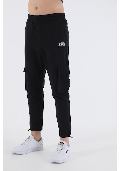 Maraton Sportswear Regular Erkek Dar Paça Basic Siyah Eşofman Altı 20579-siyah Siyah