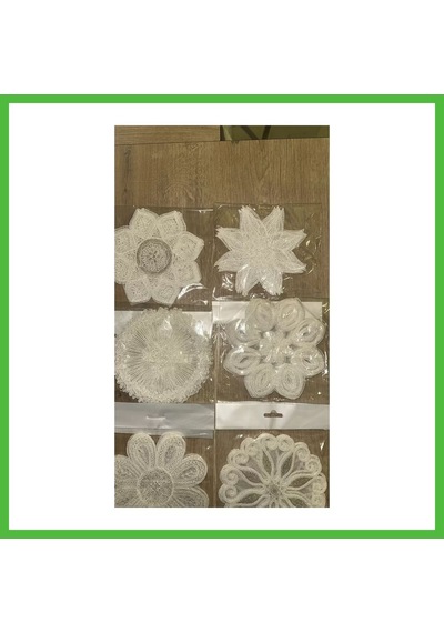 Vaveni 6 Lı Dantel Kahve Sunumluğu 15x15 Cm Asorti Desenli Şık Bardak Altlığı Arz Çok Renkli