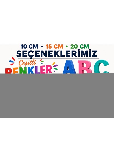 Dekoratif -ö- Harfi 20 Cm Q-1290
