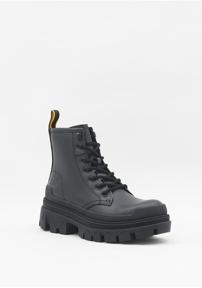 Caterpillar Hardwear Hi Kadın Siyah Deri Bot-23015 Siyah