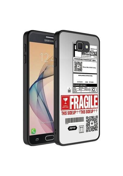 Galaxy J7 Prime Kılıf Aynalı Desenli Kamera Korumalı Parlak Zore Mirror Kapak Fragile