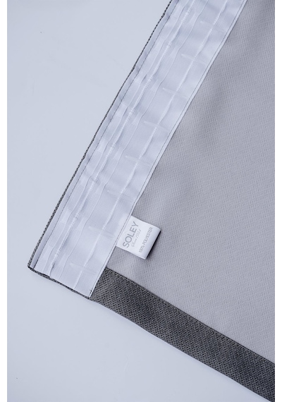 Terra 140x270 Cm 2 Adet Blackout Fon Perde Gri