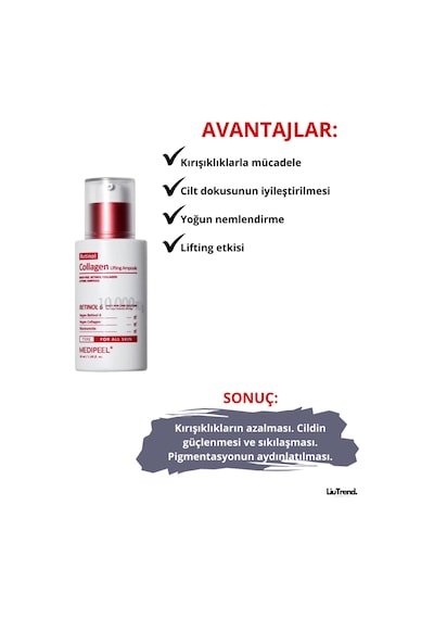 Medipeel Medi Peel Retinol Kolajen Sıkılaştırıcı Ampul, 50 Ml M0095