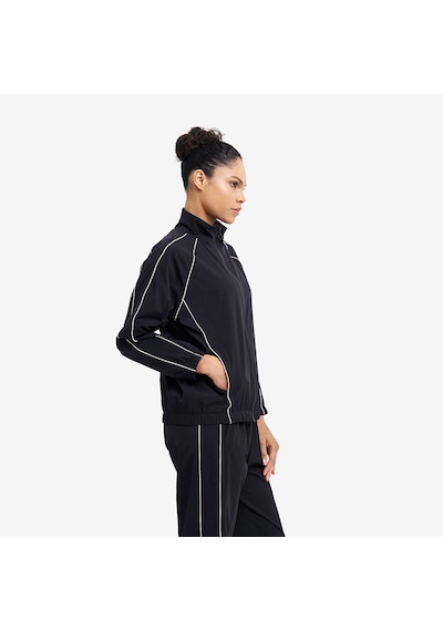 Lescon Siyah Kadın Fermuarlı Sweatshirt 26n-2128