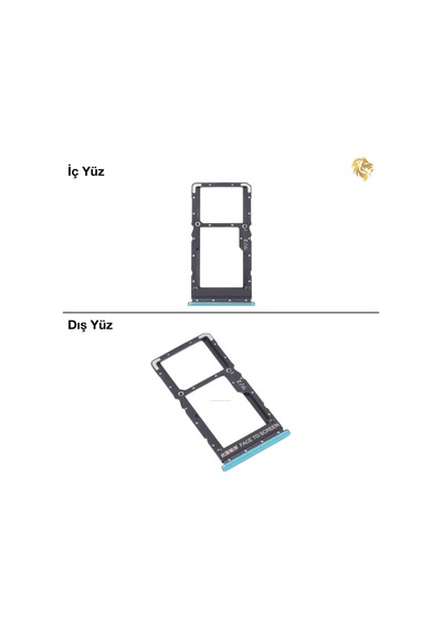 Note 10 5g Sim Tepsisi Çiftli Yeşil Çift Hatlı Dual Sim Sim Yeri Sim Kızağı Sim Kart Yuvası