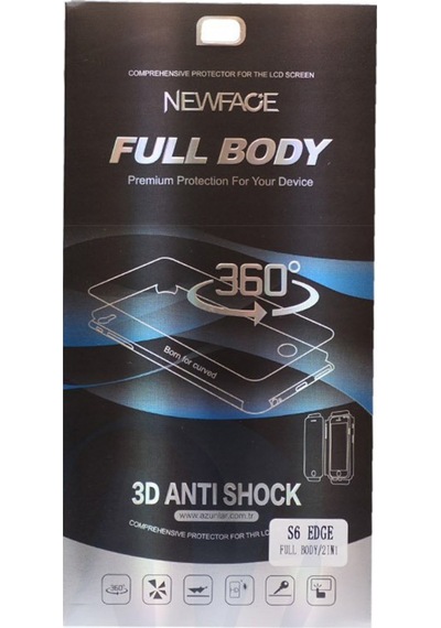 Chtech Samsung Galaxy G925 S6 Edge Uyumlu Ön Koruma 360 Full Kaplama