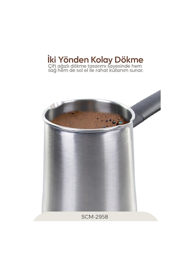 Scm-2958 Elektrikli Cezve - Inox