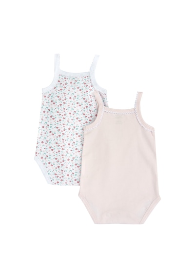 Chicco Kız Bebek 2li Askılı Body Set 09101765000000 000011 Pembe