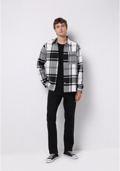 Colin's Colins Comfort Fit Shirt Neck Ekoseli Erkek Siyah Shacket Cl1076730 Q1.v1 Blk Siyah Colin's Colins Comfort Fit Shirt Neck Ekoseli Erkek Siyah Shacket Cl1076730 Q1.v1 Blk Siyah