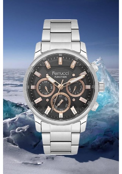 Ferrucci Fcf 0625 03573m.03 Erkek Kol Saati Metalik Gri