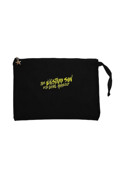 The Bastard Son Siyah Clutch Astarlı Cüzdan / El Çantası Siyah