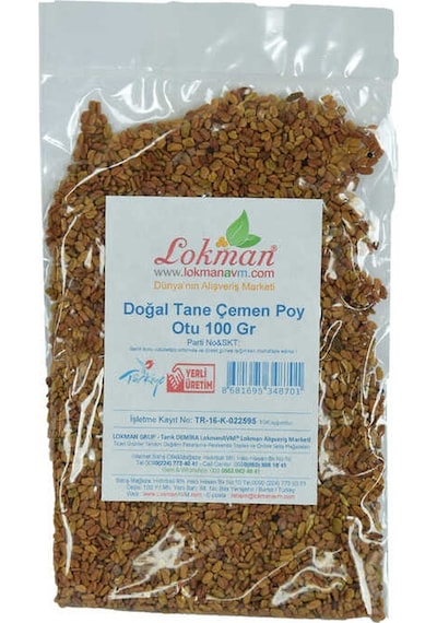 Çemen Poy Otu Tane Doğal 100 Gr Paket