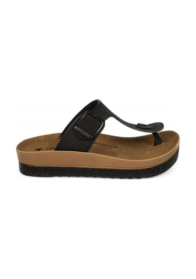 Twigy Ss1060f Tw Aris Parmak Arası Siyah Çocuk Terlik-1574 Ss1060 Siyah