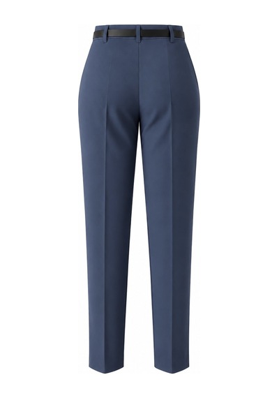 Laluvia Lacivert Kemerli Pantolon - 2y3790