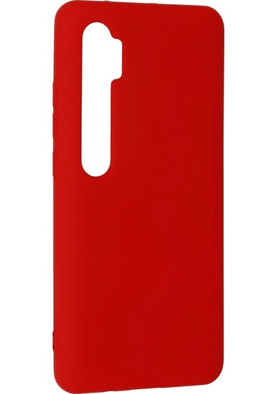 Newface Xiaomi Mi Note 10 Lite Kılıf Nano İçi Kadife Silikon Semeglbl - 59 - Kırmızı